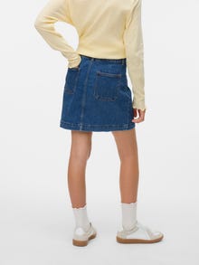 Vero Moda VMMIA Hohe Taille Kurzer Rock -Medium Blue Denim - 10279663
