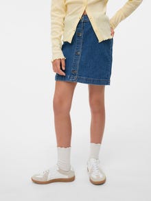 Vero Moda VMMIA Hohe Taille Kurzer Rock -Medium Blue Denim - 10279663