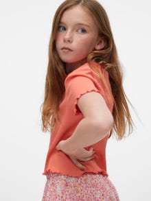Vero Moda VMLAVENDER T-shirt -Georgia Peach - 10285290