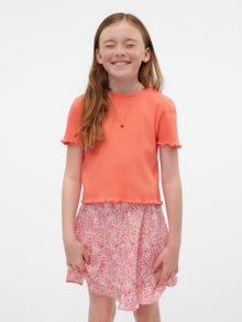 Vero Moda VMLAVENDER T-shirt -Georgia Peach - 10285290