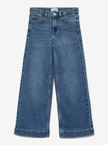 Vero Moda VMDAISY Hohe Taille Weit geschnitten Jeans -Medium Blue Denim - 10290899