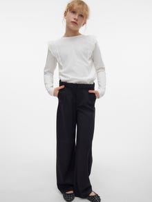 Vero Moda VMCADENCE Tiro alto Pantalones -Black - 10301791