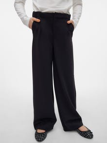 Vero Moda VMCADENCE Tiro alto Pantalones -Black - 10301791