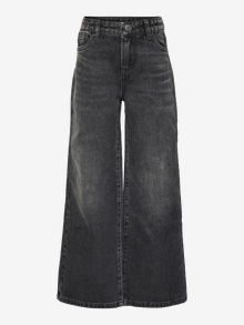 Vero Moda VMDAISY Korkea vyötärö Wide leg fit Farkut -Medium Grey Denim - 10318940