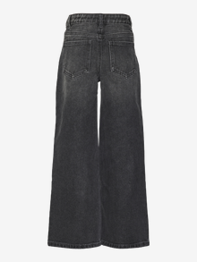 Vero Moda VMDAISY Korkea vyötärö Wide leg fit Farkut -Medium Grey Denim - 10318940