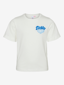Vero Moda VMFREY T-Shirt -Snow White - 10323018