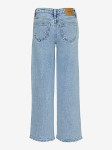 Vero Moda VMTESSA High rise Wide Leg Fit Jeans -Light Blue Denim - 10323333