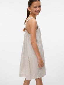 Vero Moda VMPAULINE Lang kjole -Silver Lining - 10326014