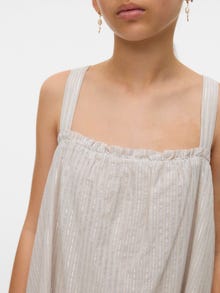 Vero Moda VMPAULINE Lang kjole -Silver Lining - 10326014