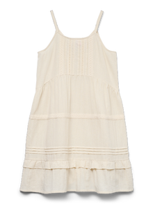Vero Moda VMPRETTY Krótka sukienka -Oatmeal - 10326232