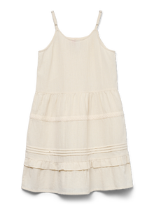Vero Moda VMPRETTY Krótka sukienka -Oatmeal - 10326232