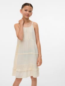 Vero Moda VMPRETTY Robe courte -Oatmeal - 10326232