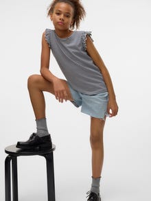 Vero Moda VMFRIDA Shorts i femficksmodell -Light Blue Denim - 10326280