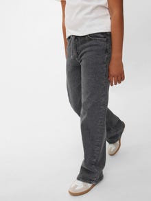 Vero Moda VMTESSA Hög midja Vida ben Jeans -Medium Grey Denim - 10326594