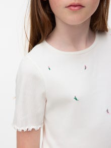 Vero Moda VMHELLE T-shirts -Snow White - 10329311