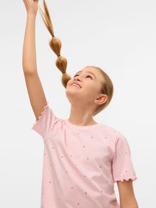 Vero Moda VMPAULINA T-Shirt -Pink-A-Boo - 10329892