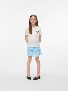 Vero Moda VMEMMA Hohe Taille Kurzer Rock -Airy Blue - 10331087