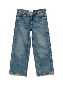 Vero Moda VMTESSA Hohe Taille Weiter Beinschnitt Jeans -Medium Blue Denim - 10332328