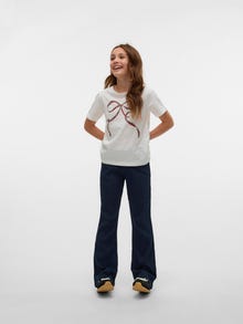Vero Moda VMKELLY T-Shirt -Snow White - 10332461