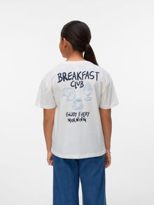 Vero Moda VMOLLY T-Shirt -Snow White - 10332496
