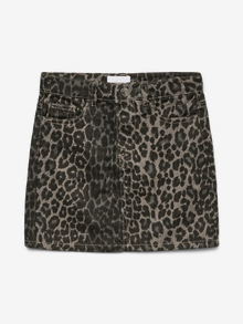 Vero Moda VMLENORA Mid waist Korte rok -Brushed Nickel - 10332584