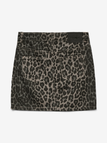 Vero Moda VMLENORA Mid waist Korte rok -Brushed Nickel - 10332584