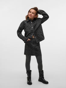 Vero Moda VMLENORA Średnia talia Krótka spódnica -Brushed Nickel - 10332584
