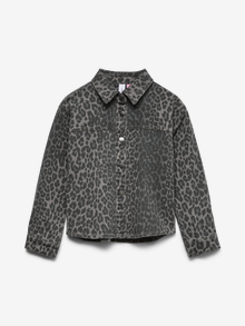 Vero Moda VMLENORA Denim shirt -Brushed Nickel - 10332590