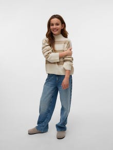Vero Moda VMINEZ Sweter -Birch - 10332689