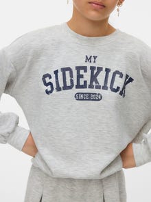 Vero Moda VMHALI Sweat-shirts -Light Grey Melange - 10335309