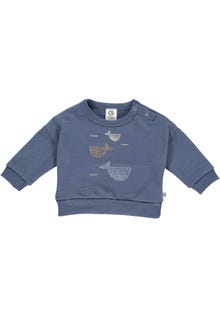 MAMA.LICIOUS müsli Whale sweatshirt -Indigo - 1522028800