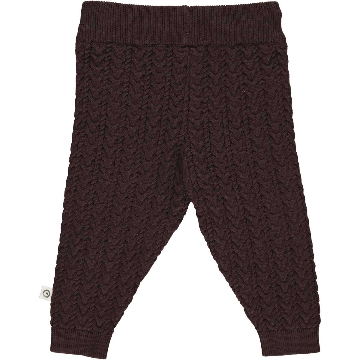 MAMA.LICIOUS Knitted baby-trousers  -Coffee - 1539002700