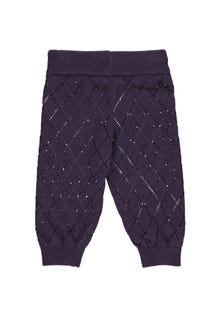 MAMA.LICIOUS müsli Knit trousers -Dark Lilac - 1539003000