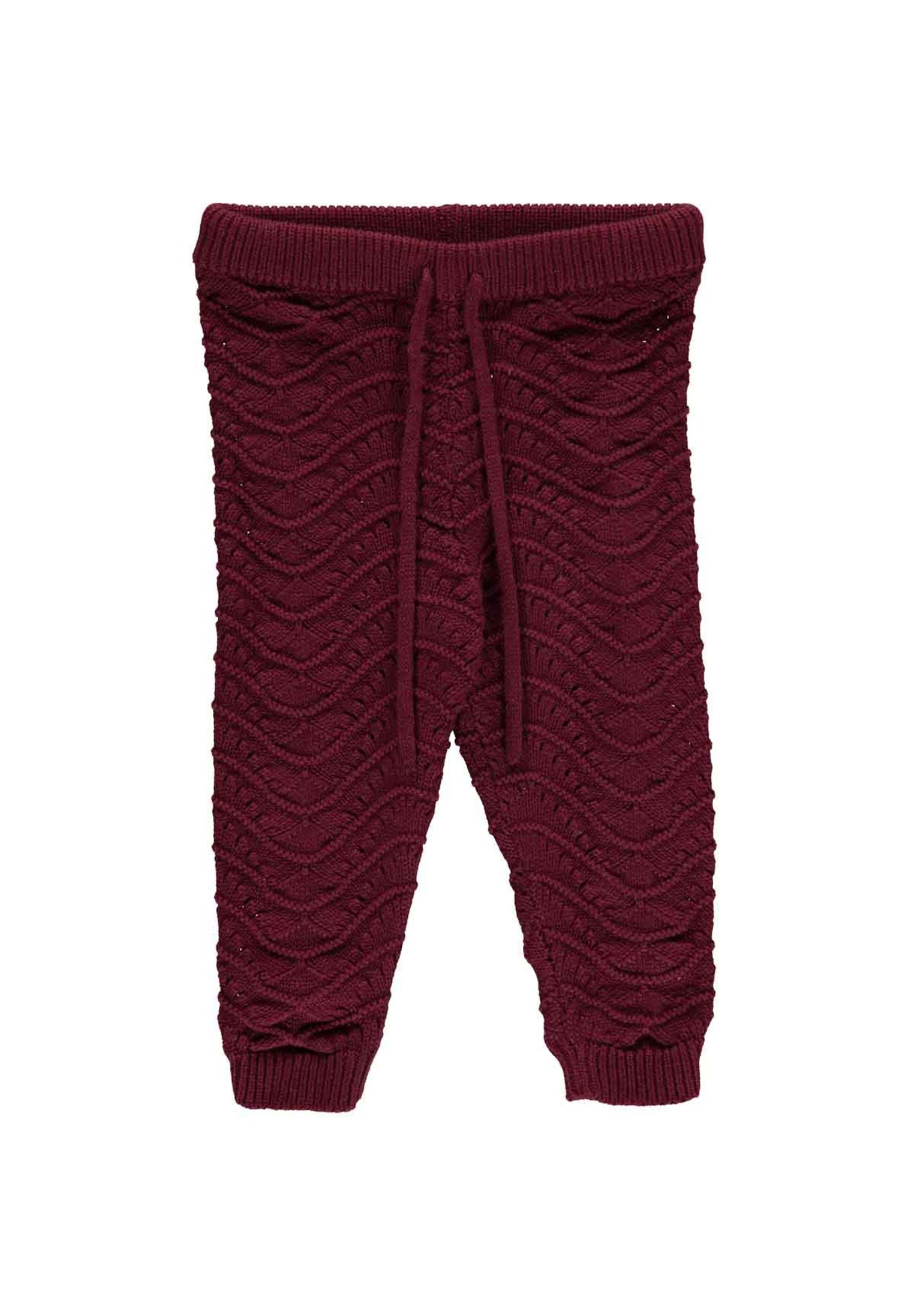 Knitted baby-trousers 