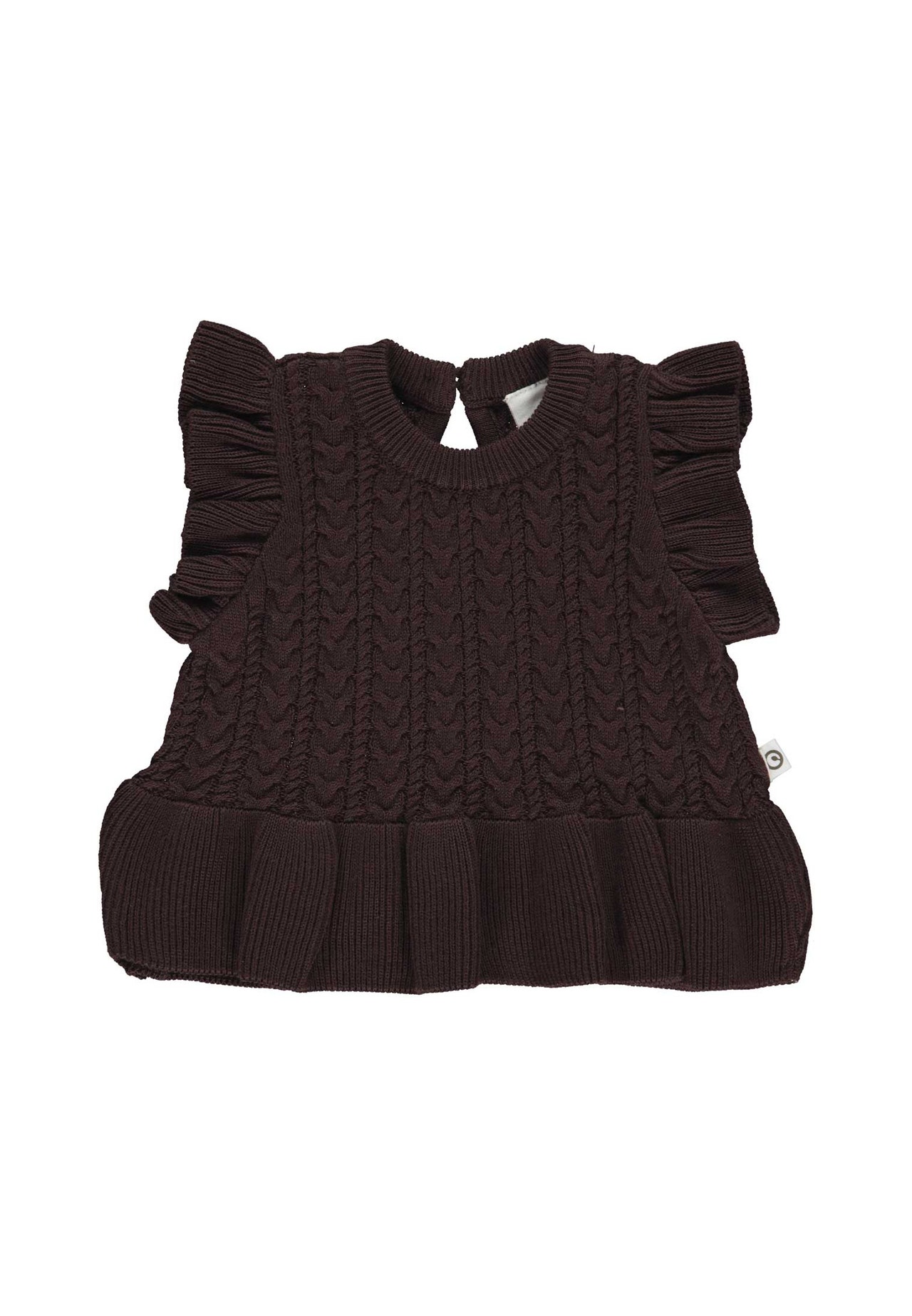 MAMA.LICIOUS Knitted baby-vest -Coffee - 1545000400
