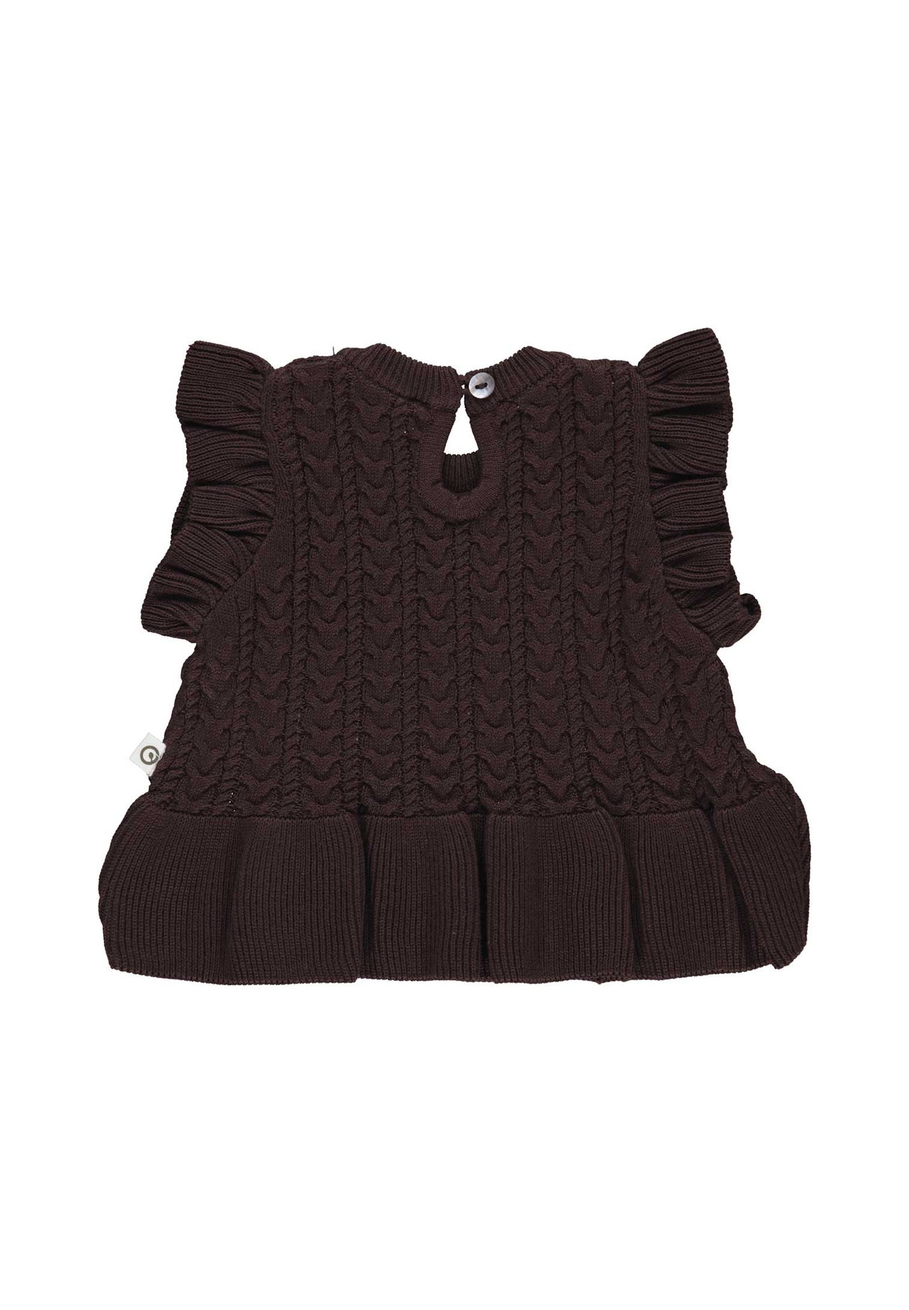 MAMA.LICIOUS Knitted baby-vest -Coffee - 1545000400