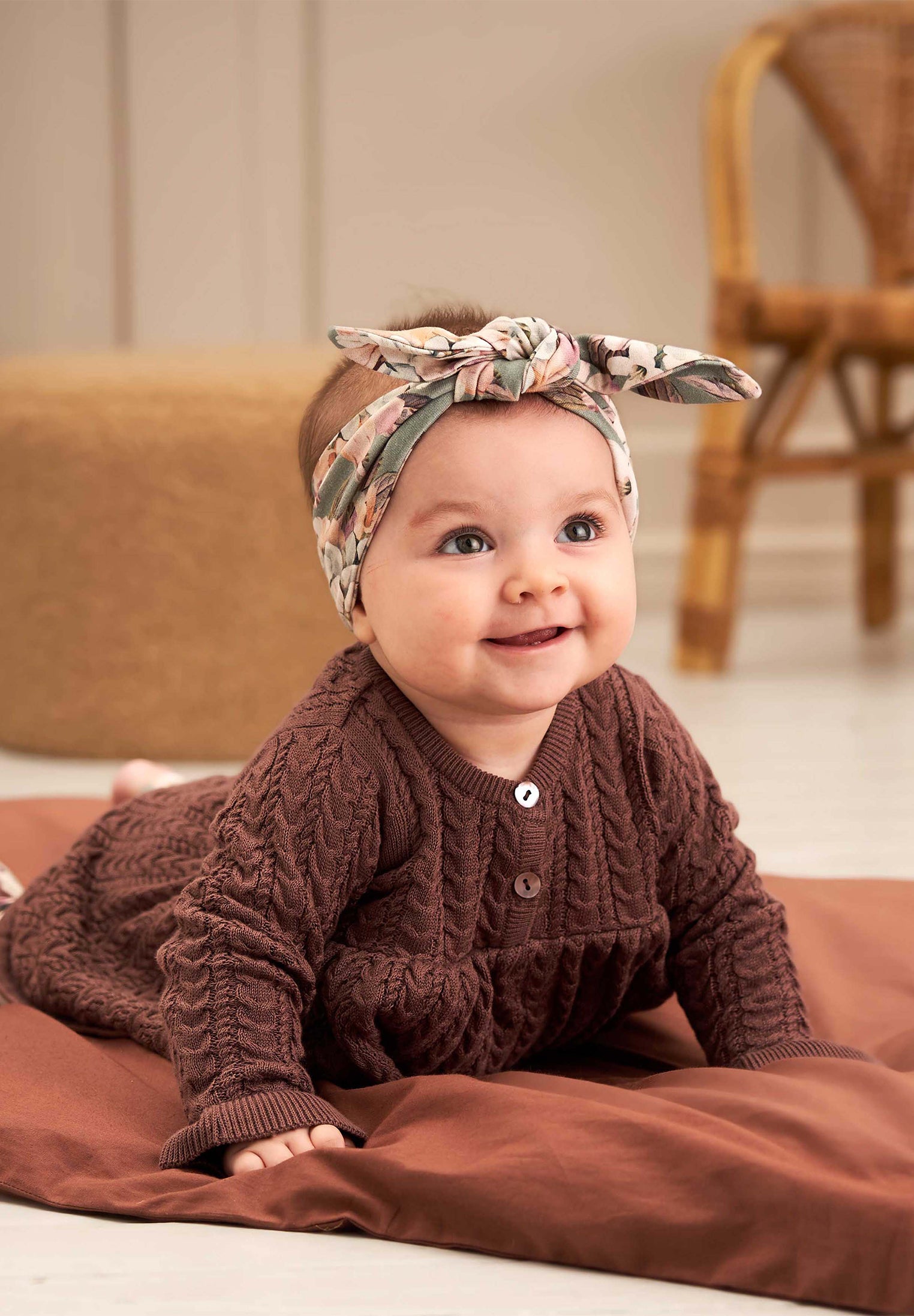 Knitted baby-dress