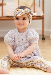 MAMA.LICIOUS Baby-strikkekjole -Soft Lilac - 1553001100