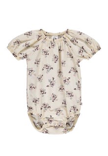MAMA.LICIOUS müsli Flora poplin bodysuit -Buttercream - 1581021800