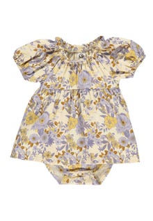 MAMA.LICIOUS müsli Cardamine dress bodysuit -Calm Yellow - 1581024500