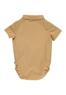 MAMA.LICIOUS müsli Poplin shirt bodysuit -Cinnamon - 1581024700