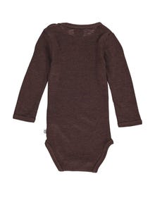 MAMA.LICIOUS müsli Woolly silk bodysuit -Coffee - 1582043900