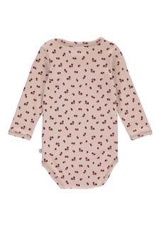 MAMA.LICIOUS Bodysuit with berryprint -Spa Rose/Fig/Berry Red - 1582061500