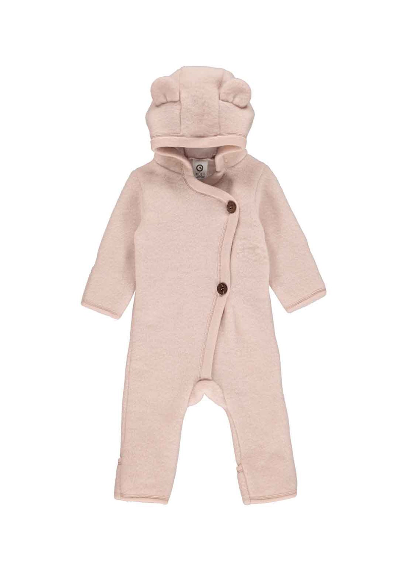 MAMA.LICIOUS Wool baby-fleece wholesuit -Spa Rose - 1584057600