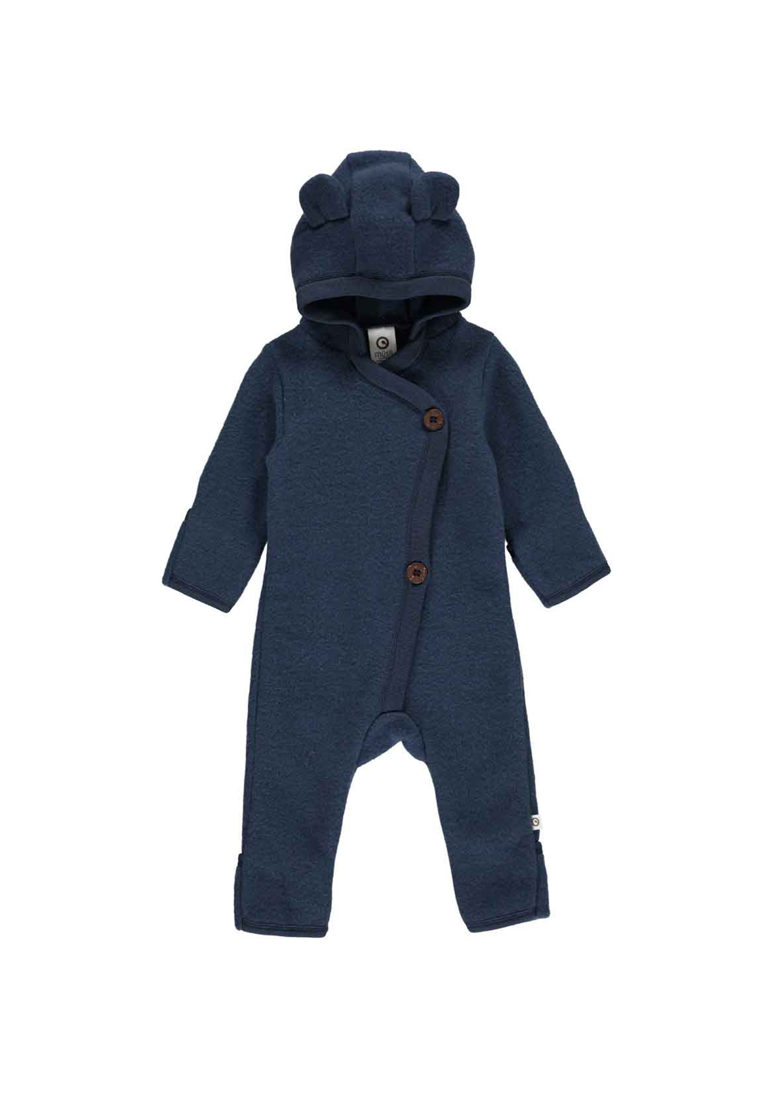 MAMA.LICIOUS Wool baby-fleece wholesuit -Night Blue - 1584057600