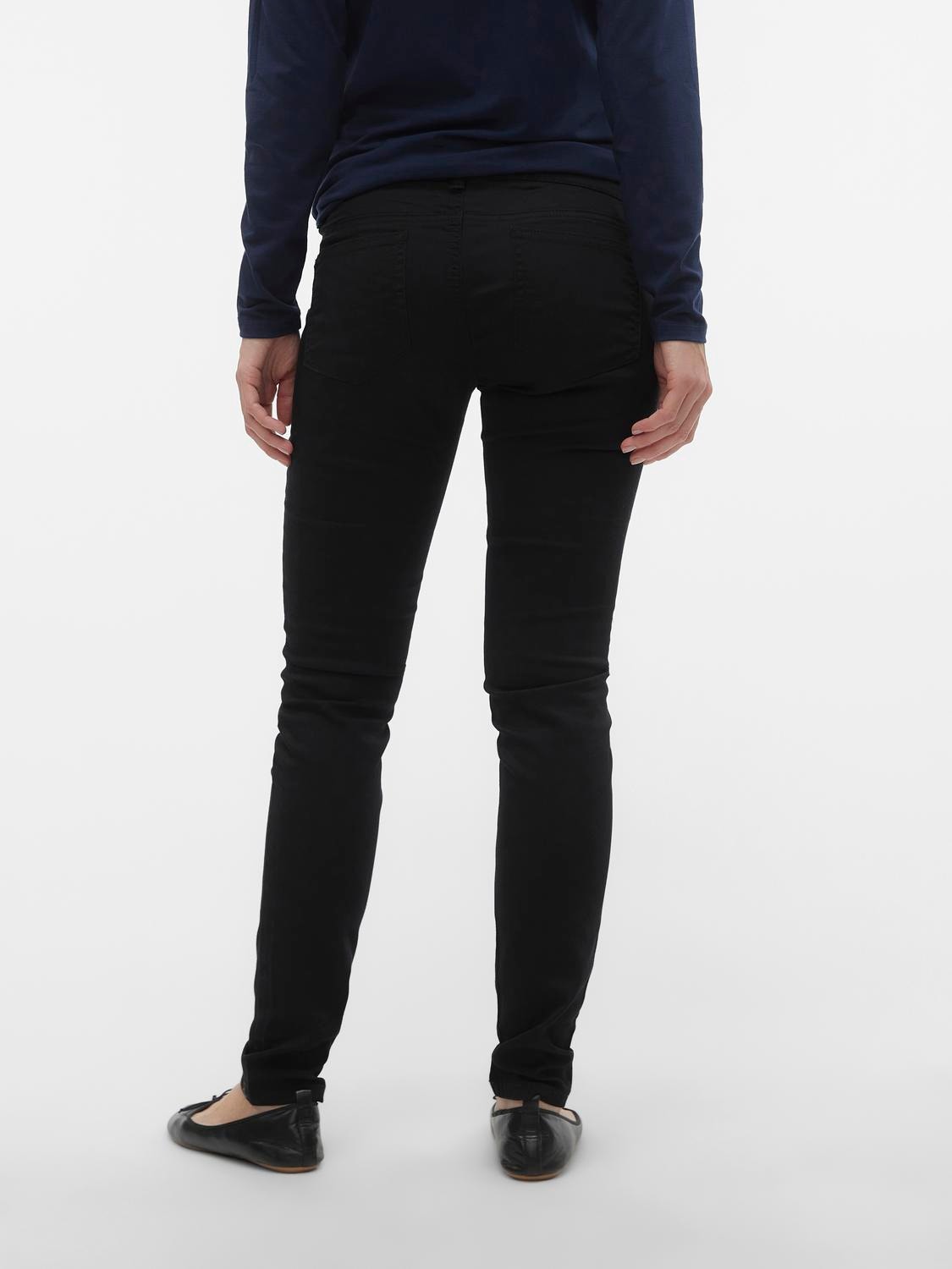 MAMA.LICIOUS Pantalons Regular Fit -Black - 20006841