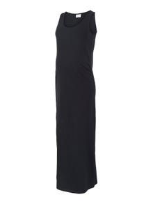 MAMA.LICIOUS Normal geschnitten U-Ausschnitt Kleid -Black - 20007340