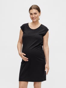 MAMA.LICIOUS Robes Regular Fit Col rond -Black - 20007873