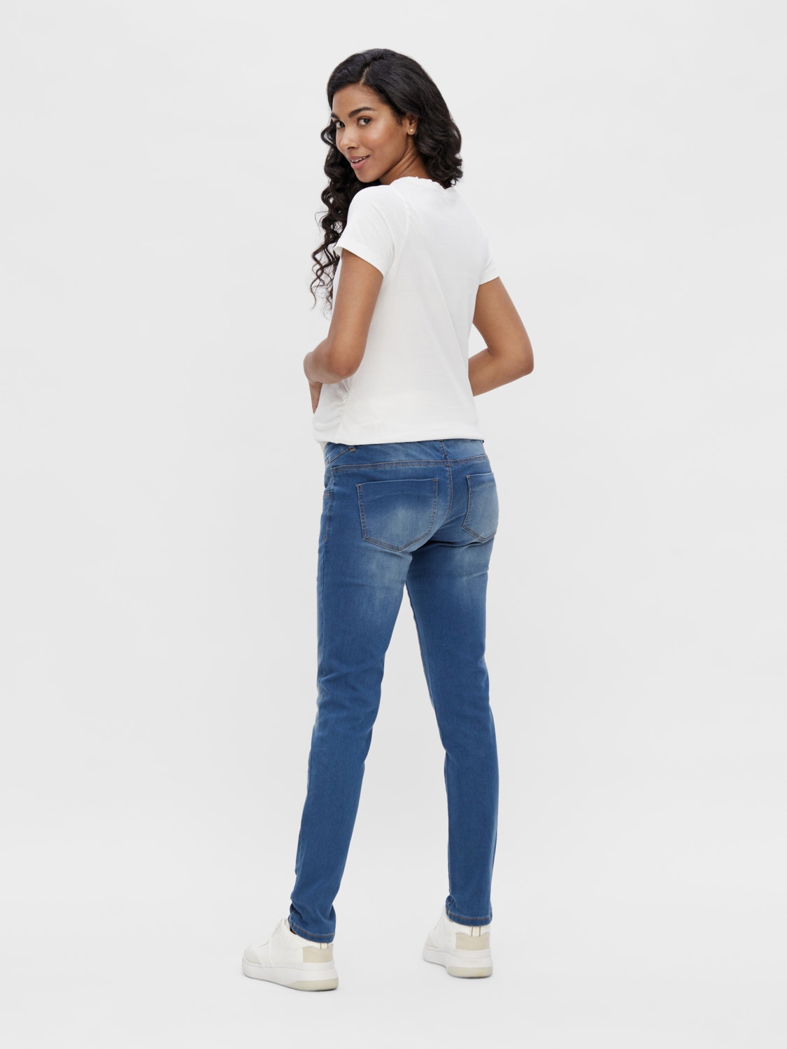 MAMA.LICIOUS Jeans Slim Fit -Medium Blue Denim - 20008294