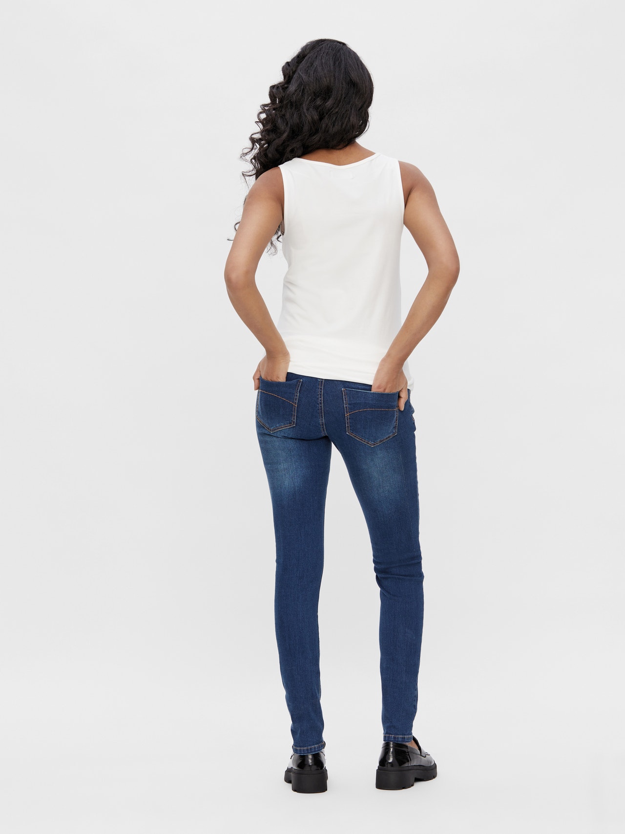 MAMA.LICIOUS Slim fit Jeans -Blue Denim - 20008771